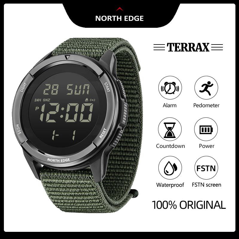 Relógio Masculino Terrax Outdoor Resistente à Água 50M Cronômetro