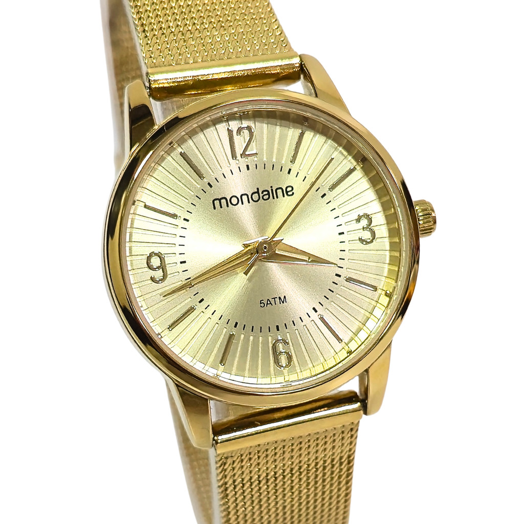 Relógio Mondaine Feminino Analógico Mesh de Aço 32494LPMVDE1 — Relógios e Óculos