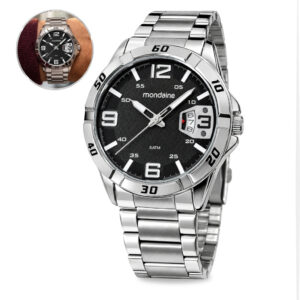 Relógio Mondaine MAsculino Analógico De Pulso Moderno Quartz Prateado