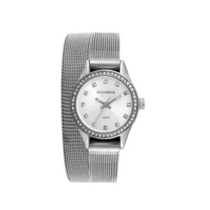 Relógio Mondaine Prata Feminino 32827L0MVNE3