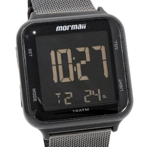 Relógio Mormaii Unissex Digital Preto Mesh Aço MO6600AG 8P