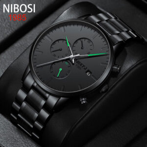 Relógio Nibosi Top Brand Luxury Men's Watch De Quartzo De Aço