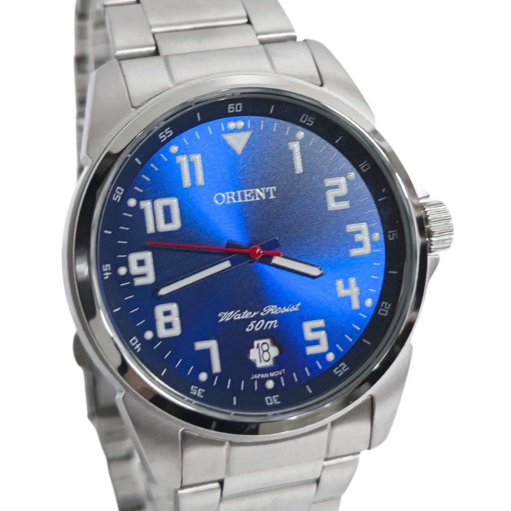 Relógio Orient Analógico Masculino Prateado MBSS1154A D2SX