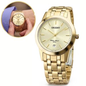 Relógio Orient Feminino De Pulso Pequeno Analógico Quartz Elegante E