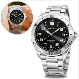 Relógio Orient Masculino De Pulso Analógico Em Aço inoxidável Casual