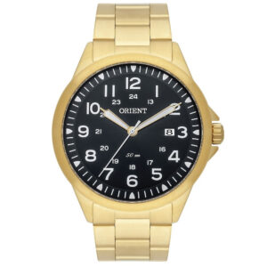 Relógio Orient Masculino P2KX Dourado Aço