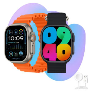 Relogio Smartwatch 10 Ultra Plus Preto Tela Amoled Monitor Saúde GPS — Smartwatch e Wearables