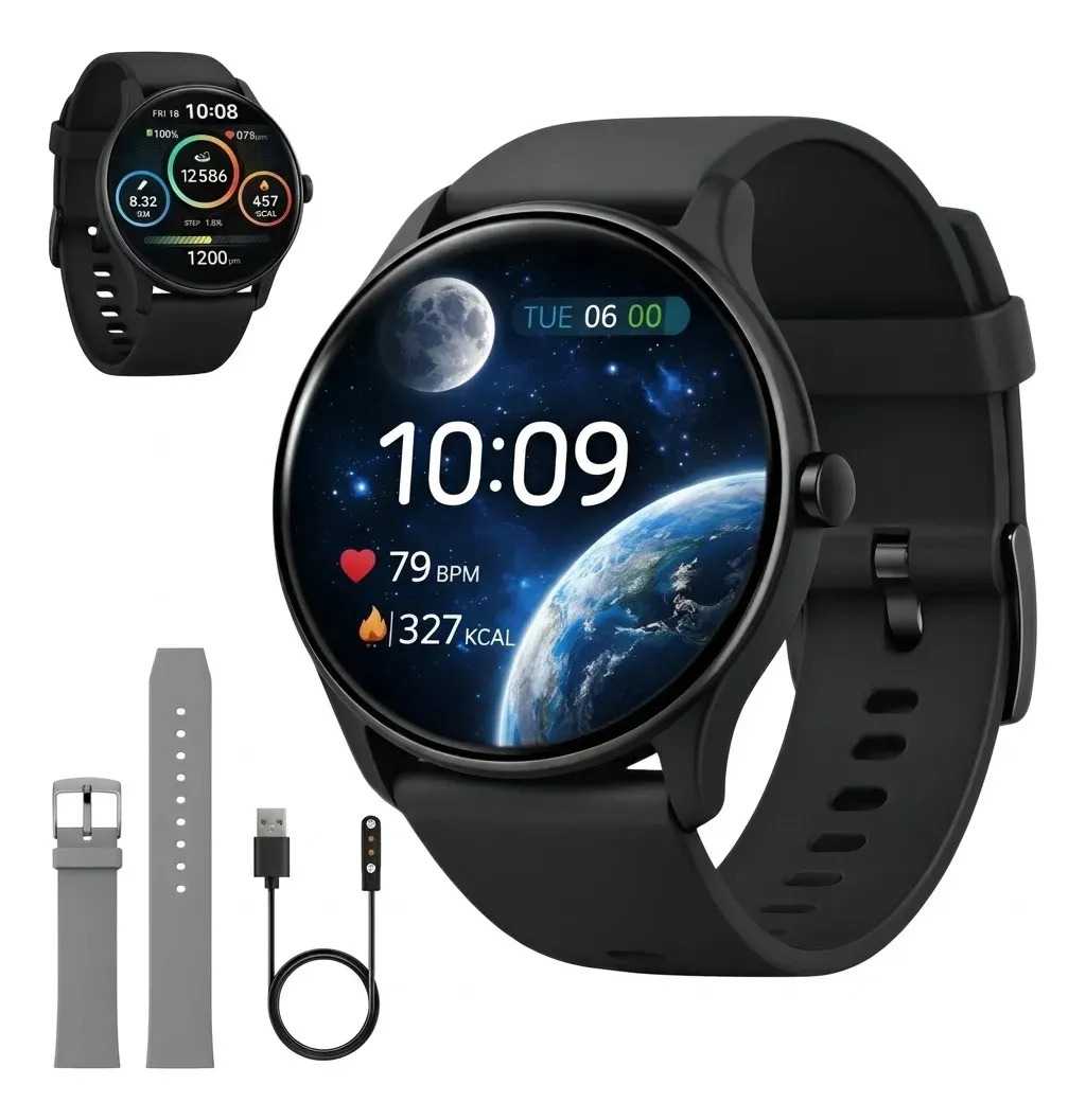 Relógio Smartwatch Inteligente Masculino Ip68 À Prova D'água — Smartwatch e Wearables
