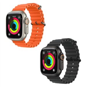 Relógio Smartwatch LaxasFit Ultra 42mm com 8 Pulseiras