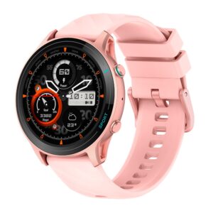 Relógio Smartwatch Zw12 Zwear BT 5.2 Tela 1.5 pol. Rosa