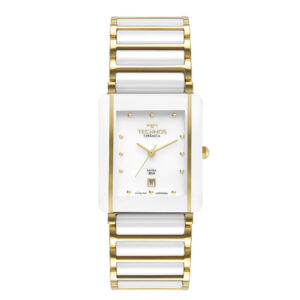 Relógio Technos Feminino Cerâmica Dourado GN10BA 1B