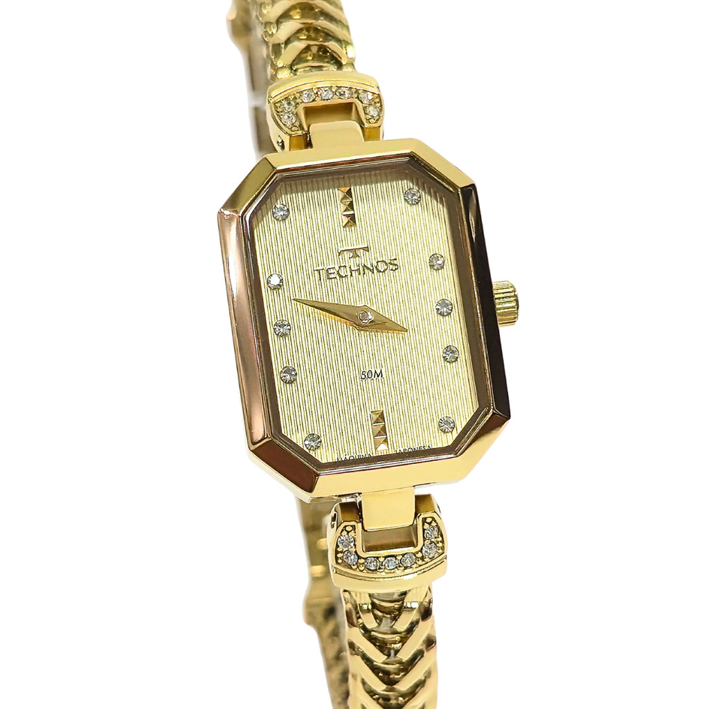 Relógio Technos Feminino Mini Joia Dourado 5Y20LW 1D