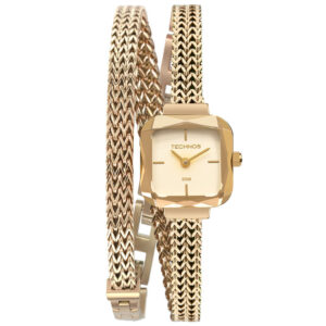 Relógio Technos Feminino Mini Joia Dourado 5Y20LX 1D