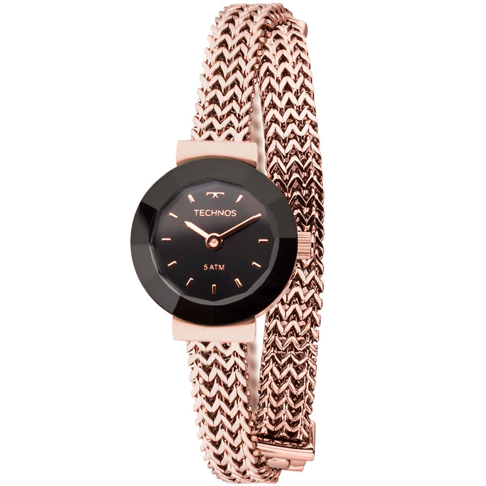 Relógio Technos Feminino Mini Rosé 5Y20IR 4P — Relógios e Óculos