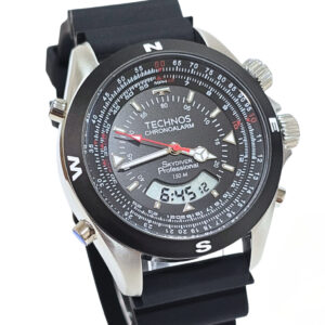 Relógio Technos Masculino Anadigi Skydiver Bicolor 8P