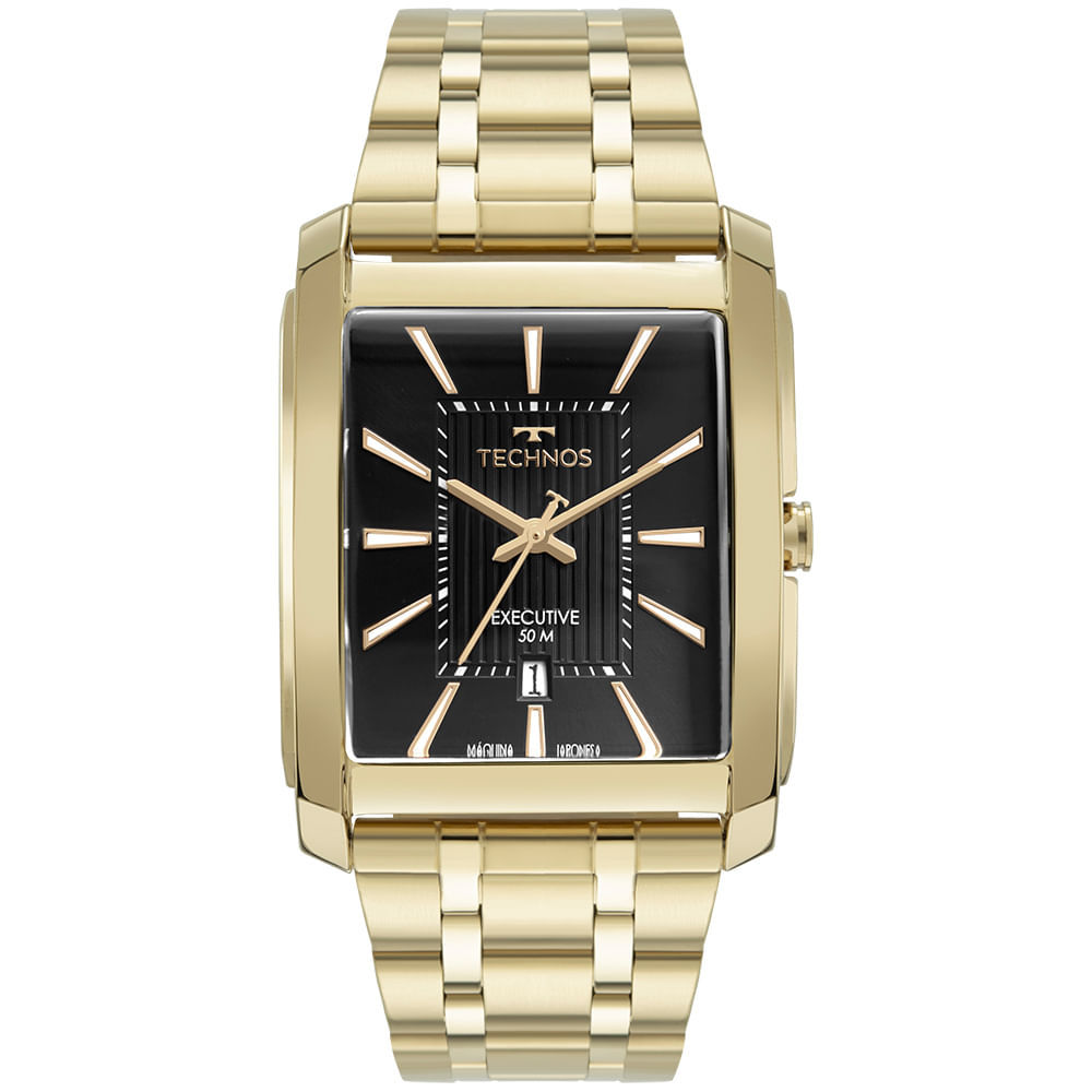 Relógio Technos Masculino Executive Dourado 2117LDM 1P