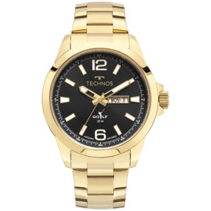 Relógio Technos Masculino Golf Dourado 2105AU 1P