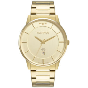 Relógio Technos Masculino Slim Dourado GM10YP 1X
