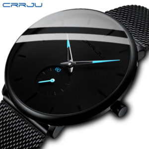 Relógios Masculinos Crrju Marca Original Casual À Prova D'água 2150 XG — Relógios e Óculos