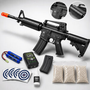 Rifle Airsoft Aeg M4A1 Yankee Kit completo, bateria e carregador