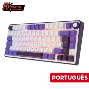 RK Royal Kludge Teclado Mecânico Brasileiro Português Blackberry
