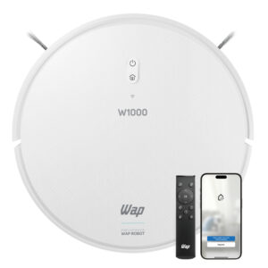 Robô Aspirador de Pó Wap Robot Branco e Turquesa Bivolt