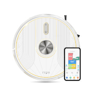 Robô Aspirador Ropo Glass 5 Limpeza Inteligente com Esterilização UV