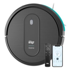 Robô Aspirador Wap Robot C Controle Varre Passa Pano