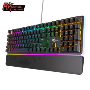 Royal Kludge Rk918 Teclado Mecânico Com Fio Retroiluminado RGB