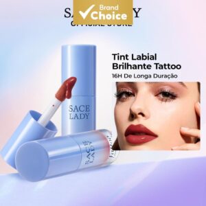 Sace Lady Batom Líquido Tattoo Glossy 16H, Longa Duração, Não