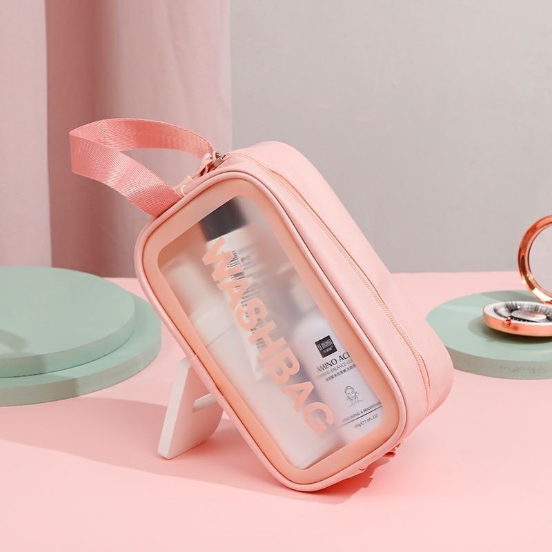 Saco Cosmético De Viagem Portátil De Maquiagem Transparente