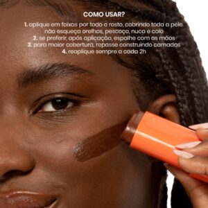 Sallve Protetor Solar Bastão Antimanchas com cor 8 15g