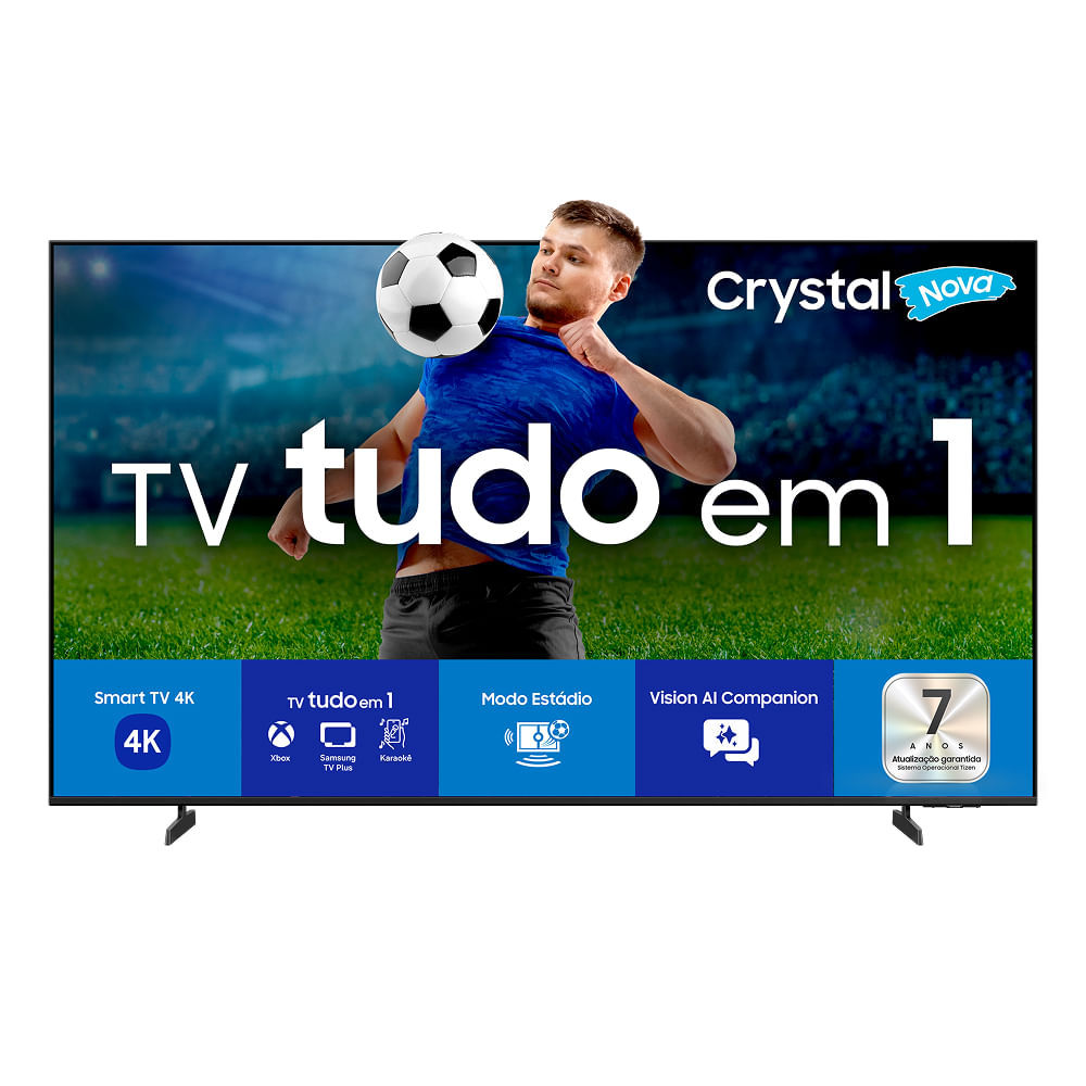 Samsung Smart TV 58" Crystal UHD 4K U8500F, Xbox Cloud Gaming, Canais — TV e Vídeo
