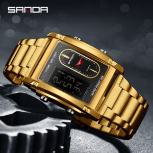 Sanda Dual Display Square Business Fashion Simples E Moderno Versátil