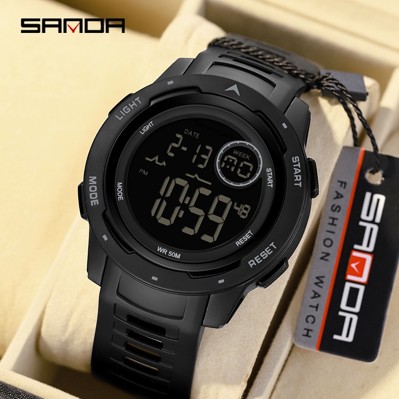 Sanda Fashion Personality Digital Mostrador Grande Esportes Ao Ar
