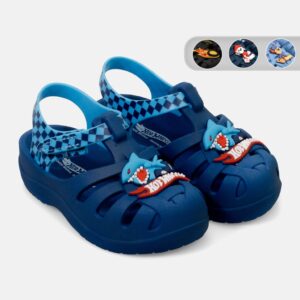 Sandalia Grendene Kids Hot Wheels Patrulha Canina Babuche Baby Menino