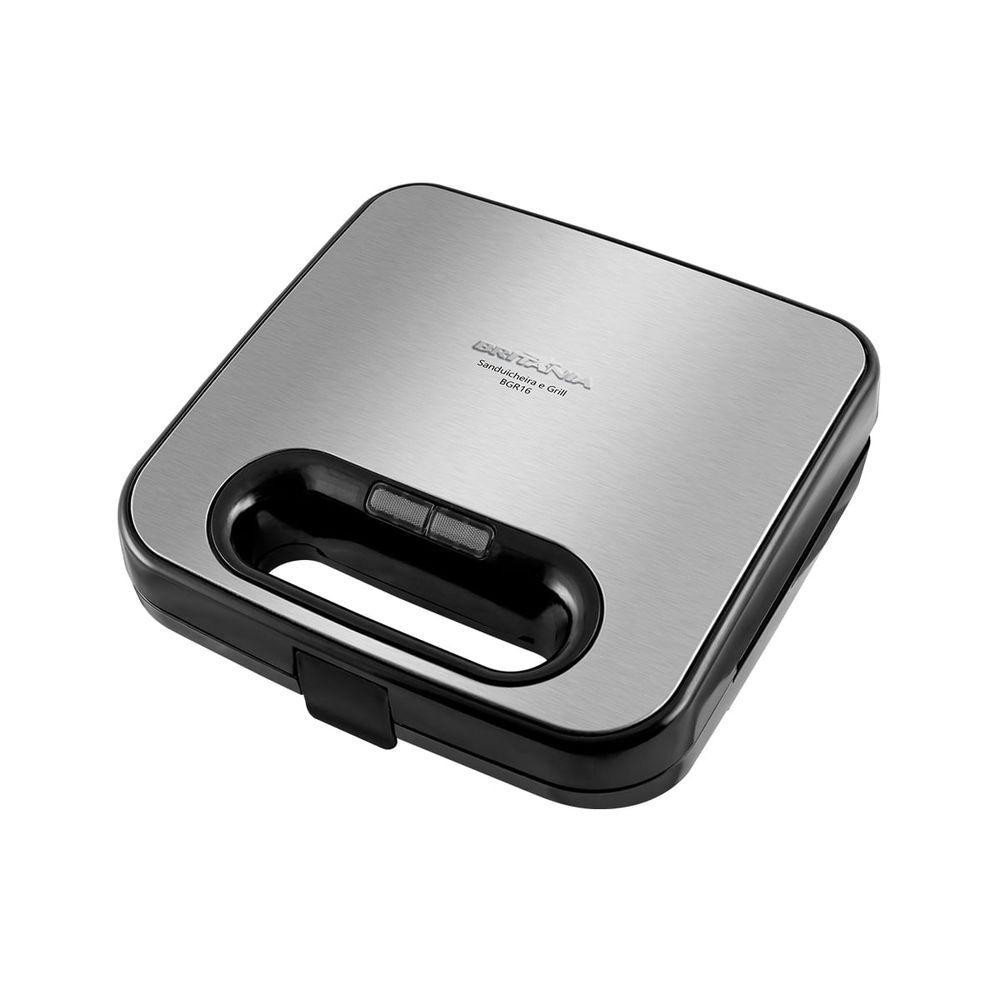 Sanduicheira E Grill Britânia 2 Em 1 Redstone 750W 110V