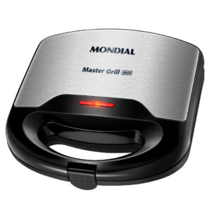 Sanduicheira e Grill Mondial Master Preto Inox 750W 110V