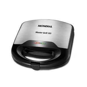 Sanduicheira Elétrica Antiaderente Chapa Master Grill 750W 220V Preto