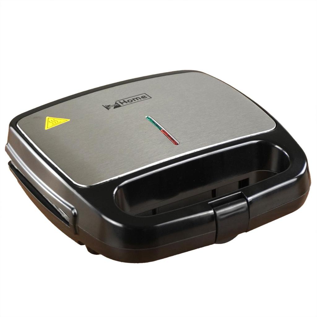 Sanduicheira Grill Antiaderente Inox 2 em 1 750W Seven Home