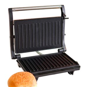 Sanduicheira Grill Elétrica Bene Casa 730W Antiaderente Abre 180°