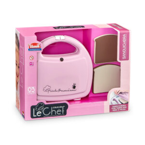 Sanduicheira Infantil de Brinquedo com Pães New Le Chef