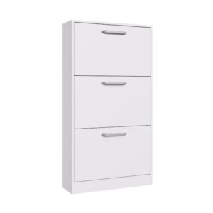 Sapateira Vertical Organizadora 3 Portas 3 Prateleiras 16 Pares 70cm — Organização