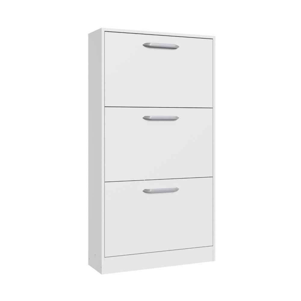 Sapateira Vertical Organizadora 3 Portas 3 Prateleiras 16 Pares 70cm — Organização
