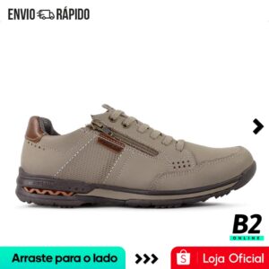 Sapatênis Pegada Gold Com Zíper Masculino Original com Nota Fiscal e