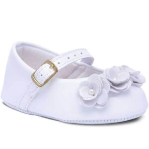 Sapatilha Bebê Menina Batizado Sapato Boneca Infantil 01.08