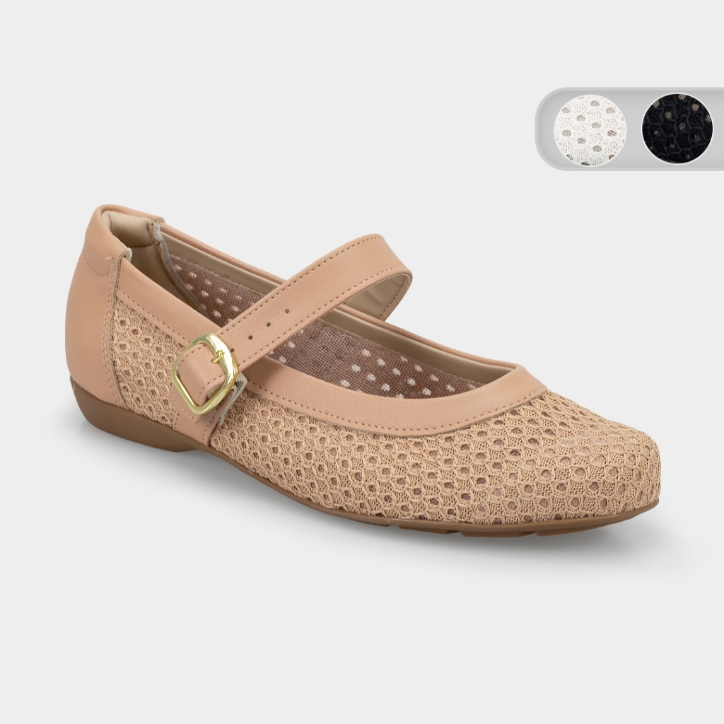 Sapatilha Modare Boneca Tela Fiorucci Ultra Conforto Feminina 70161012 — Brinquedos