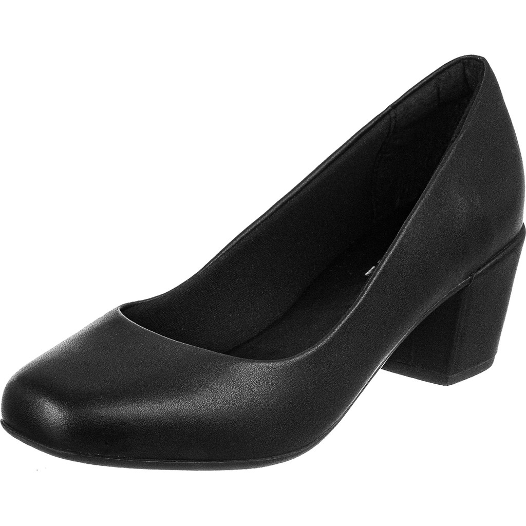Sapato Scarpin Feminino Boneca Confortável Sapatilha Salto Grosso — Brinquedos