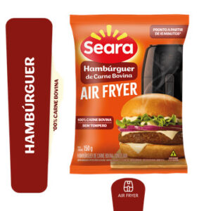 Seara Hambúrguer de carne bovina air fryer 150g