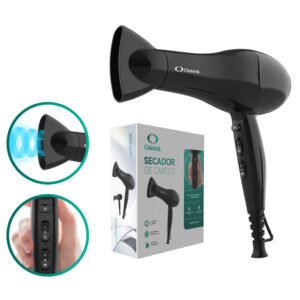 Secador de Cabelo 2000W Alta Potência 2 Velocidades 3 Temperaturas